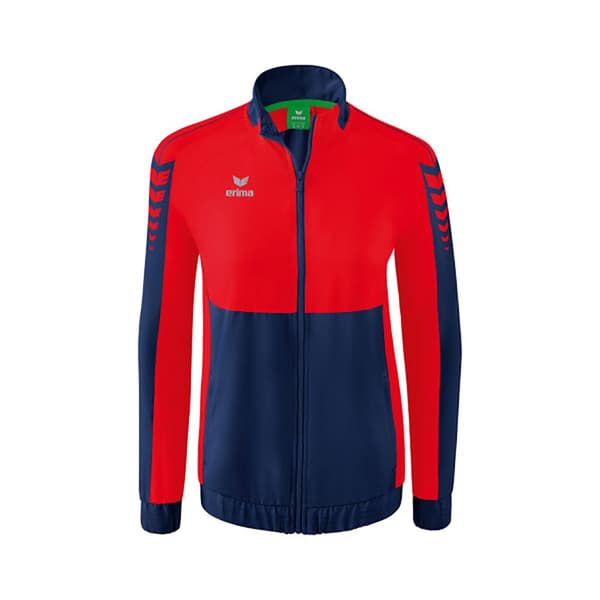 Erima Sweatshirt Med Fuld Lynlås Six Wings Presentation Rød 40 Kvinde