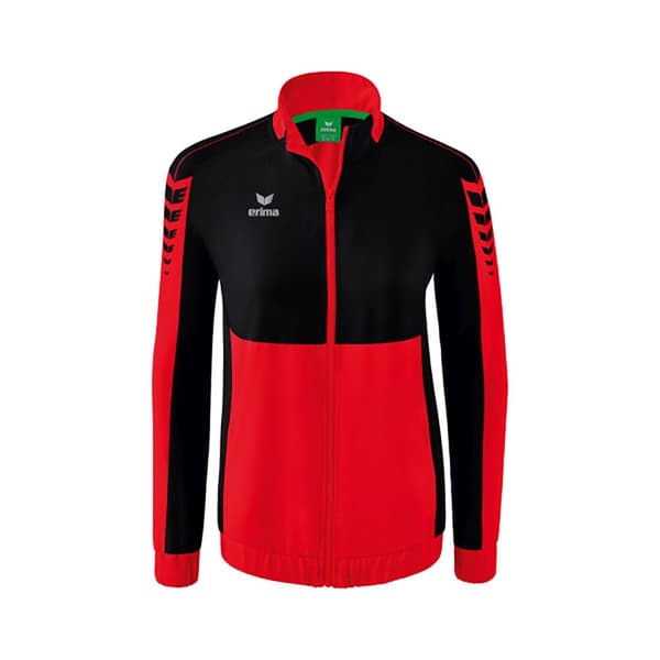Erima Sweatshirt Med Fuld Lynlås Six Wings Presentation Rød 38 Kvinde