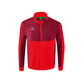 Miniatyrbillede 1 af 3: Erima Sweatshirt Med Fuld Lynlås Six Wings Presentation Rød M Mand