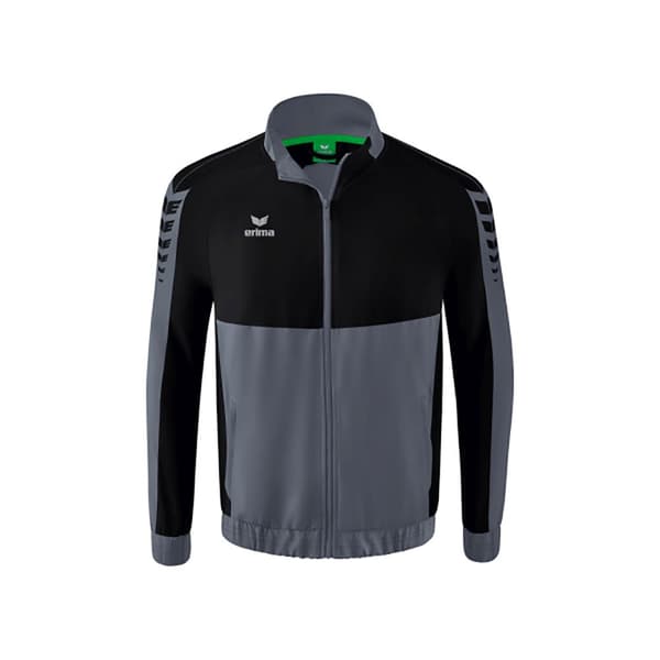 Erima Sweatshirt Med Fuld Lynlås Six Wings Presentation Grå L Mand