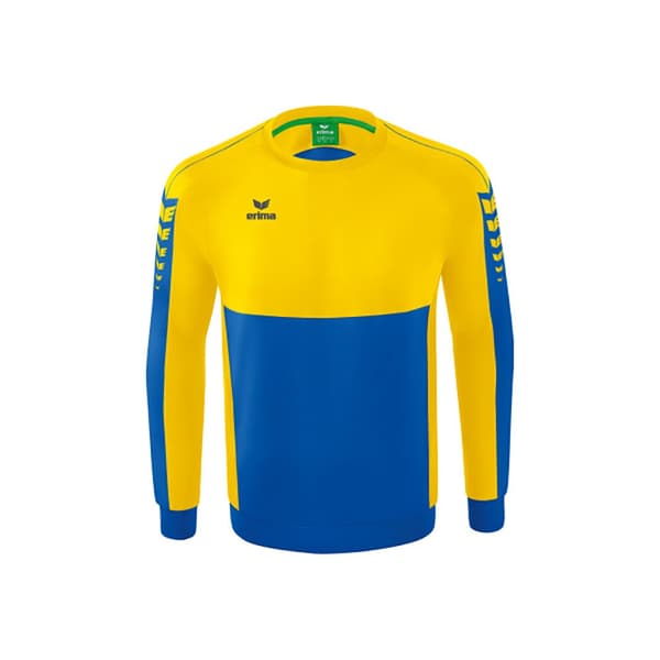 Erima Sweatshirt Six Wings Gul,Blå S Mand