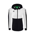 Miniatyrbillede 1 af 3: Erima Sweatshirt Med Fuld Lynlås Six Wings Training Sort 44 Kvinde