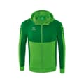 Miniatyrbillede 1 af 3: Erima Sweatshirt Med Fuld Lynlås Six Wings Training Grøn L Mand