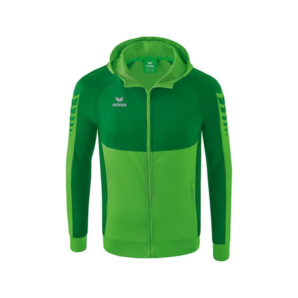 Erima Sweatshirt Med Fuld Lynlås Six Wings Training Grøn L Mand