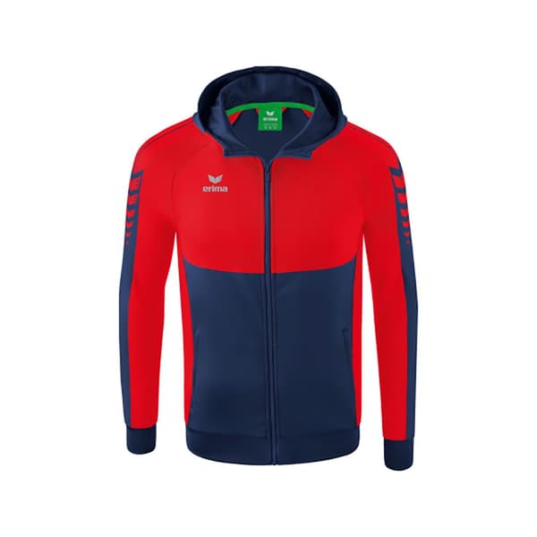 Erima Sweatshirt Med Fuld Lynlås Six Wings Training Rød,Blå S Mand