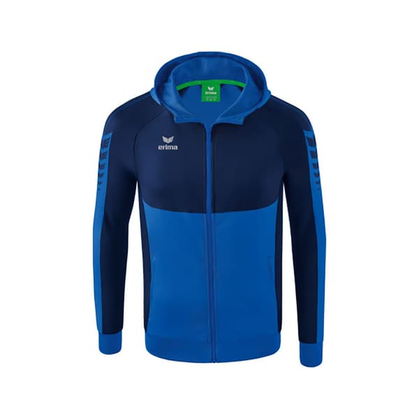 Erima Sweatshirt Med Fuld Lynlås Six Wings Training Blå M Mand