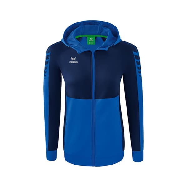 Erima Sweatshirt Med Fuld Lynlås Six Wings Training Blå 42 Kvinde