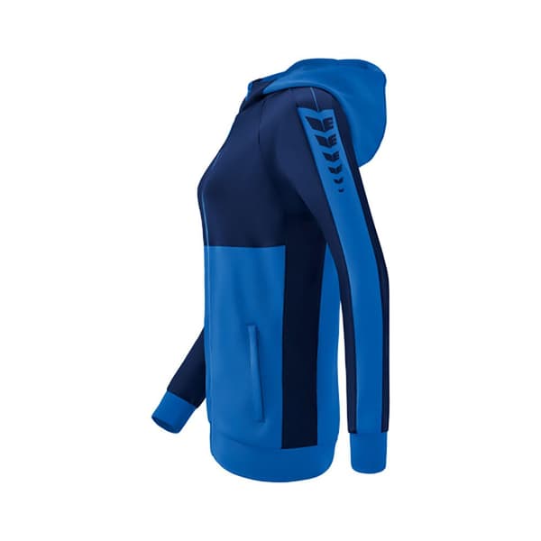 Erima Sweatshirt Med Fuld Lynlås Six Wings Training Blå 44 Kvinde