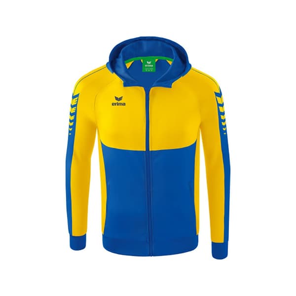 Erima Sweatshirt Med Fuld Lynlås Six Wings Training Gul 2XL Mand