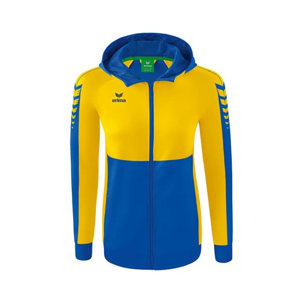 Erima Sweatshirt Med Fuld Lynlås Six Wings Training Blå 38 Kvinde