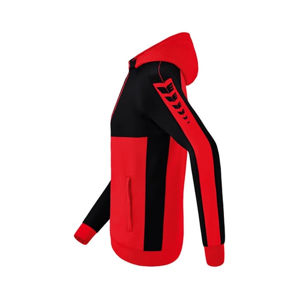 Erima Sweatshirt Med Fuld Lynlås Six Wings Training Rød 116 cm Dreng