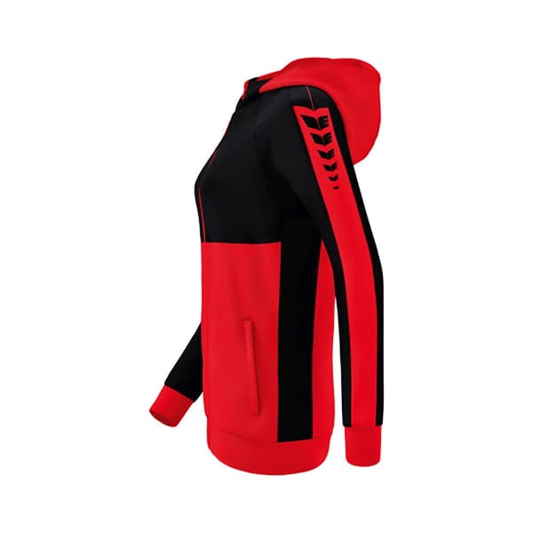 Erima Sweatshirt Med Fuld Lynlås Six Wings Training Rød 40 Kvinde