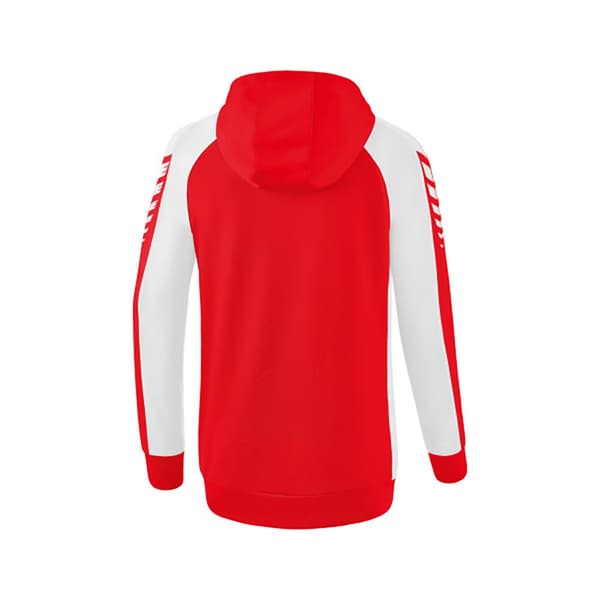 Erima Sweatshirt Med Fuld Lynlås Six Wings Training Rød 34 Kvinde