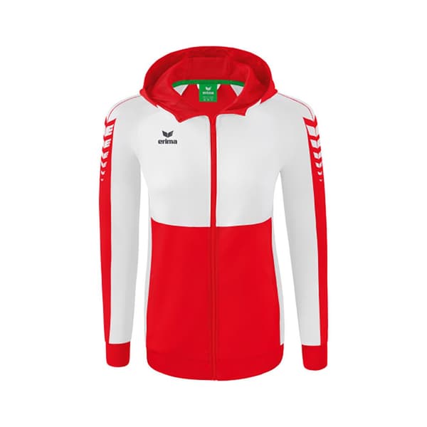 Erima Sweatshirt Med Fuld Lynlås Six Wings Training Rød 42 Kvinde