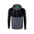 Miniatyrbillede 1 af 3: Erima Sweatshirt Med Fuld Lynlås Six Wings Training Grå 152 cm Dreng