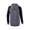 Miniatyrbillede 2 af 3: Erima Sweatshirt Med Fuld Lynlås Six Wings Training Sort,Grå 38 Kvinde