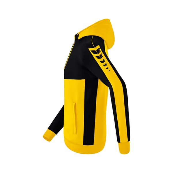 Erima Sweatshirt Med Fuld Lynlås Six Wings Training Gul 128 cm Dreng