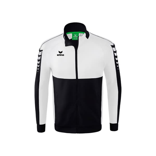 Erima Sweatshirt Med Fuld Lynlås Six Wings Worker Sort 2XL Mand