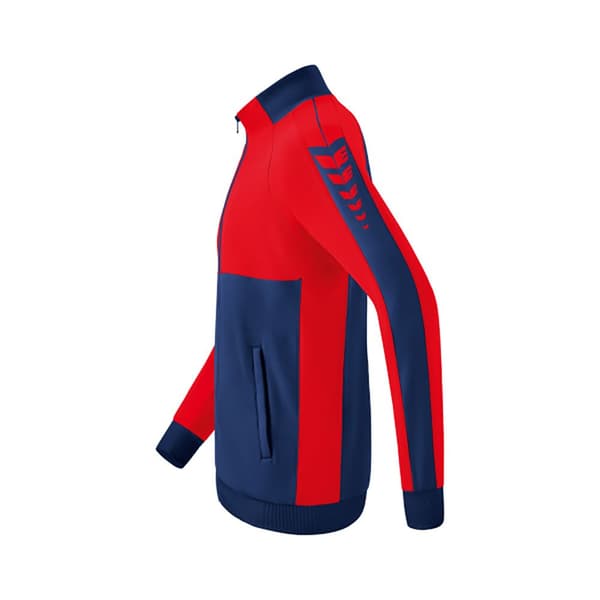 Erima Sweatshirt Med Fuld Lynlås Six Wings Worker Rød M Mand