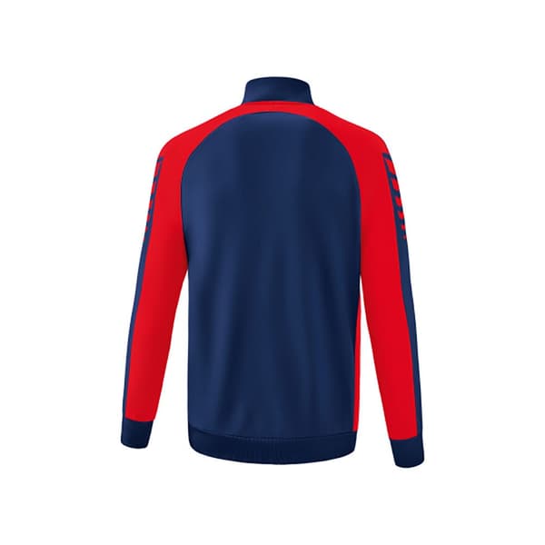 Erima Sweatshirt Med Fuld Lynlås Six Wings Worker Rød M Mand