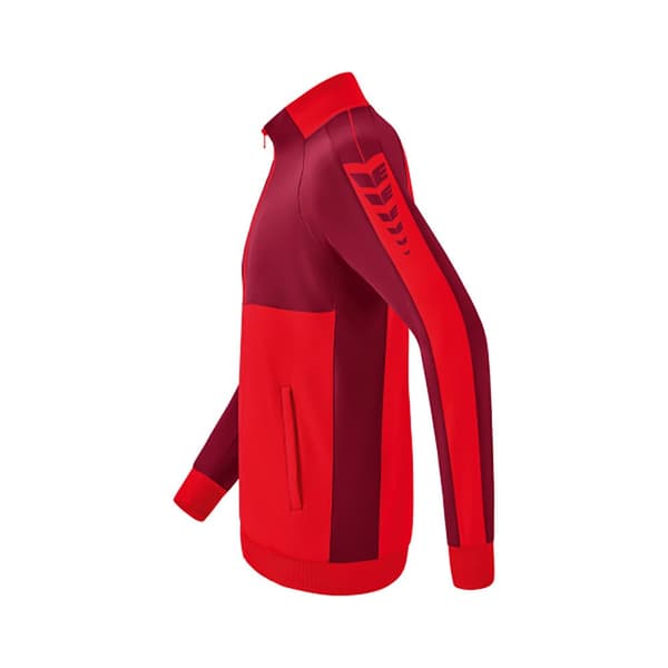 Erima Sweatshirt Med Fuld Lynlås Six Wings Worker Rød 128 cm Dreng