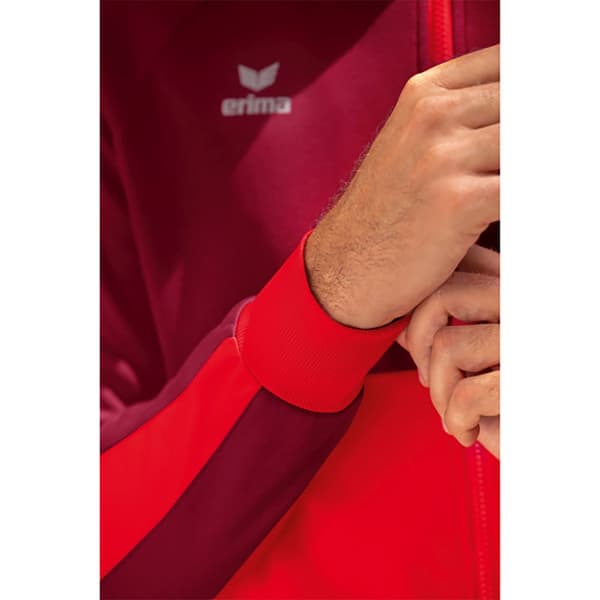 Erima Sweatshirt Med Fuld Lynlås Six Wings Worker Rød 128 cm Dreng
