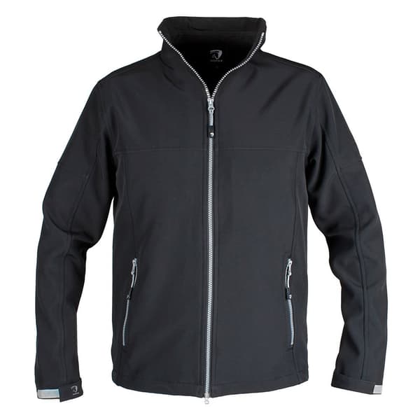 Horka Sweatshirt Med Full Dragkedja Action Softshell Svart 128 cm