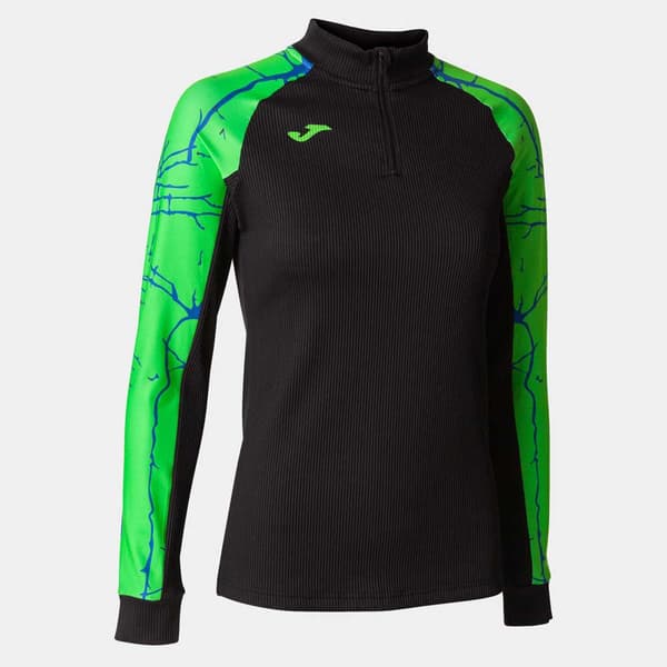 Joma Halv Lynlå Sweatshirt Elite Ix Grøn S Kvinde