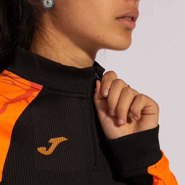 Joma Tröja Med Halv Dragkedja Elite Ix Orange M Kvinna