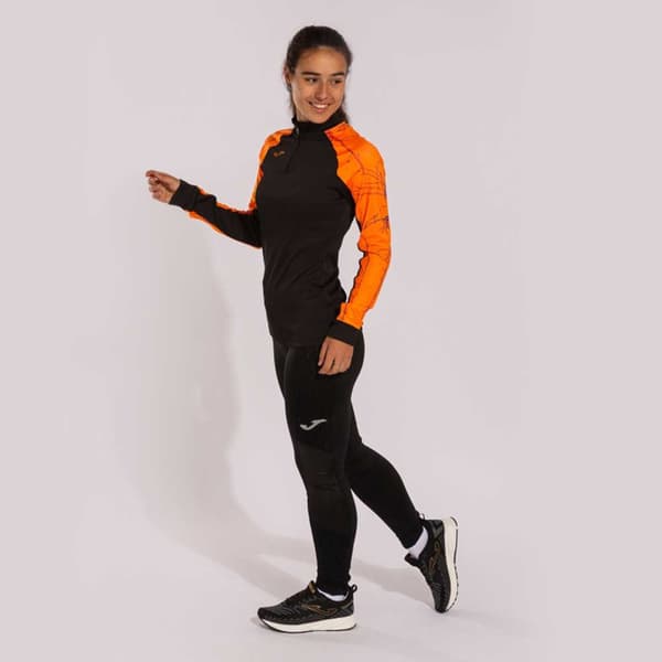 Joma Tröja Med Halv Dragkedja Elite Ix Orange M Kvinna