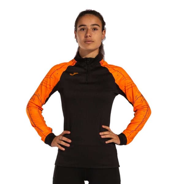 Joma Tröja Med Halv Dragkedja Elite Ix Orange M Kvinna