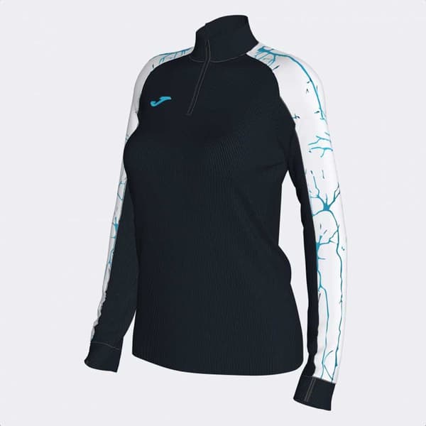 Joma Halv Lynlå Sweatshirt Elite Ix Sort S Kvinde