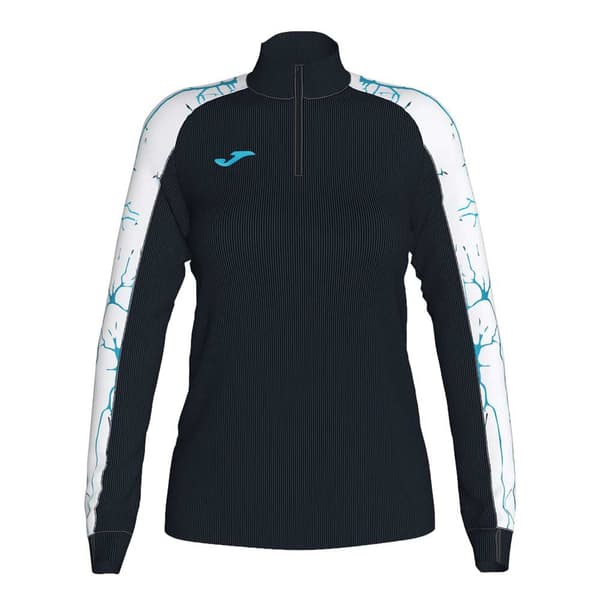 Joma Halv Lynlå Sweatshirt Elite Ix Sort S Kvinde