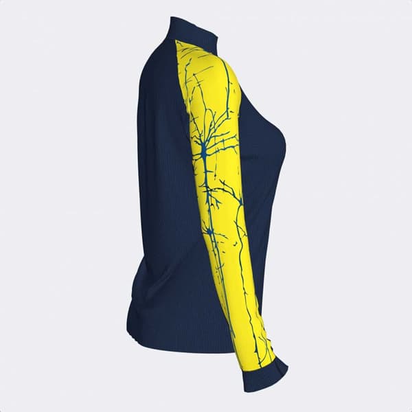 Joma Halv Lynlå Sweatshirt Elite Ix Blå L Kvinde