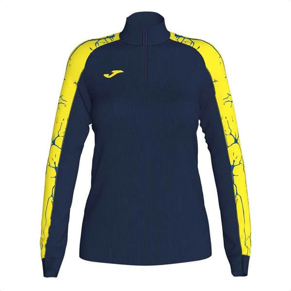 Joma Halv Lynlå Sweatshirt Elite Ix Blå L Kvinde