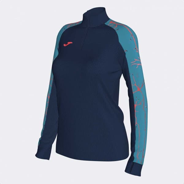 Joma Puoliksi Vetoketjullinen Pusero Elite Ix Sininen S Nainen