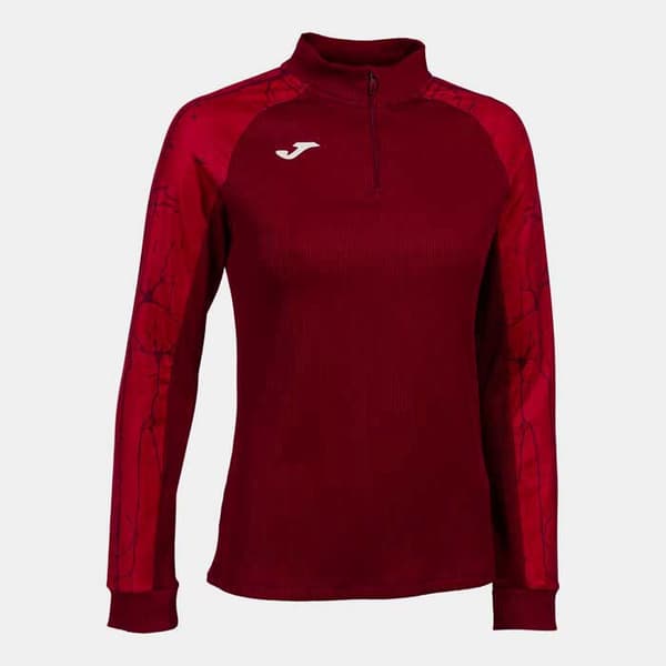 Joma Tröja Med Halv Dragkedja Elite Ix Röd 9-10 Years Pojke