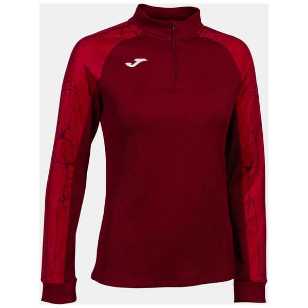 Joma Halv Lynlå Sweatshirt Elite Ix Rød S Kvinde