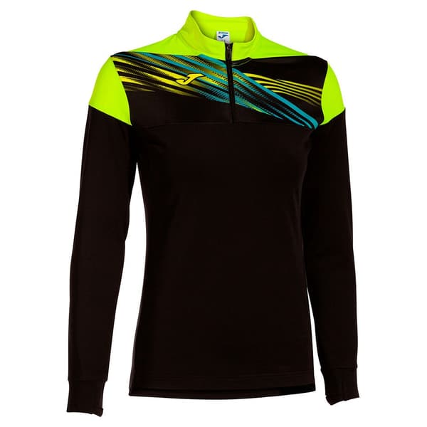 Joma Halv Lynlå Sweatshirt Elite X Sort L Kvinde