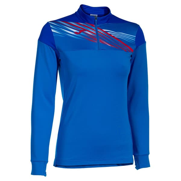 Joma Halv Lynlå Sweatshirt Elite X Blå S Kvinde