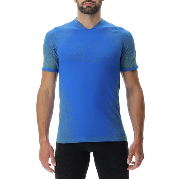 Uyn Kortærmet T-shirt Running Exceleration Blå 2XL Mand