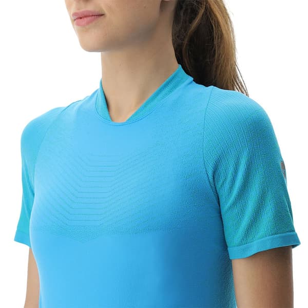 Uyn Kortärmad T-shirt Running Exceleration Blå M Kvinna