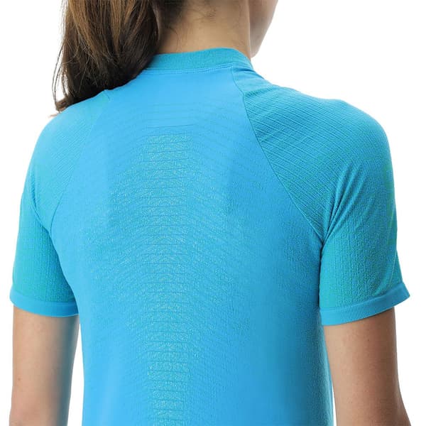 Uyn Kortärmad T-shirt Running Exceleration Blå M Kvinna