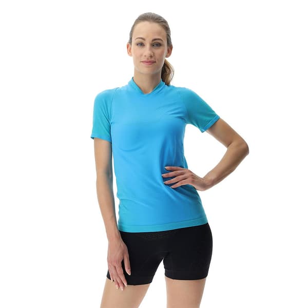Uyn Kortärmad T-shirt Running Exceleration Blå M Kvinna