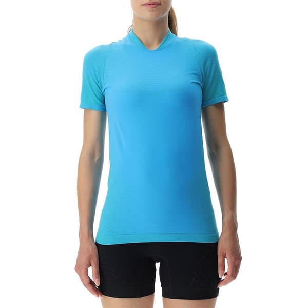 Uyn Kortärmad T-shirt Running Exceleration Blå L Kvinna