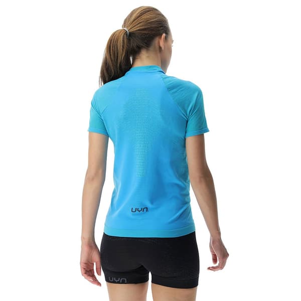 Uyn Kortärmad T-shirt Running Exceleration Blå XL Kvinna