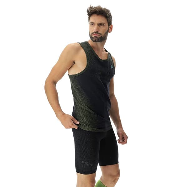 Uyn Ärmlös T-shirt Running Exceleration Svart 2XL Man