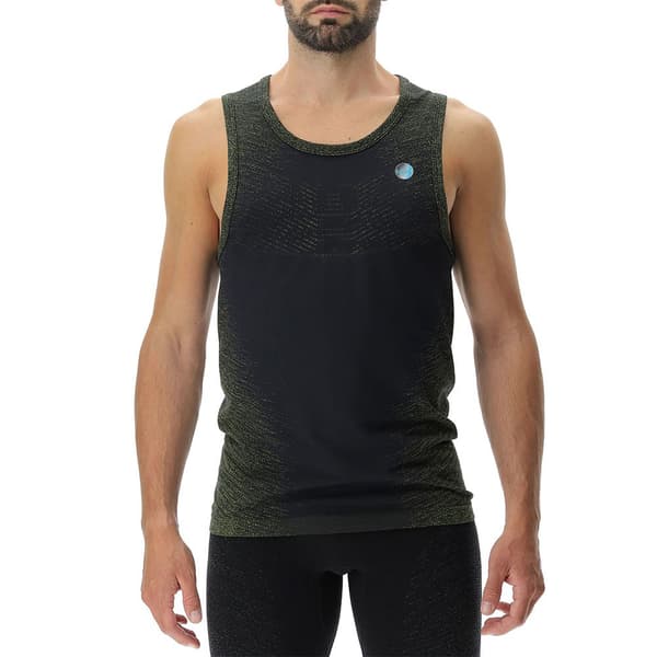 Uyn Ärmlös T-shirt Running Exceleration Svart 2XL Man