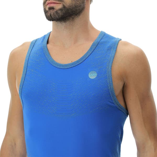 Uyn Ärmlös T-shirt Running Exceleration Blå L Man