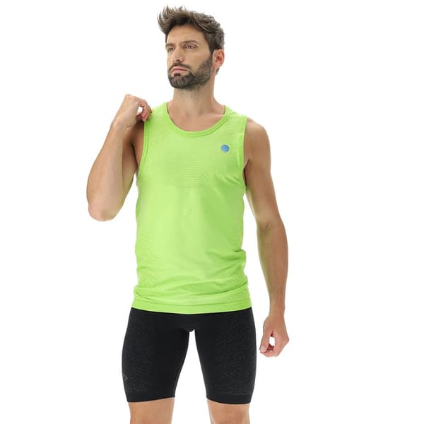 Uyn Ärmlös T-shirt Running Exceleration Grönt S Man